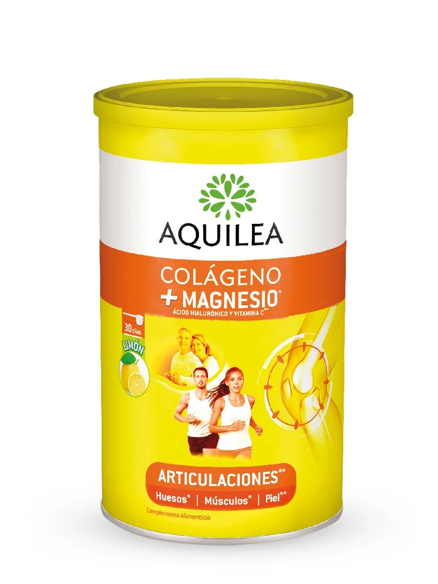 Aqulea collagen and magnesium lemon flavor 375gr-joints, bones, muscles and skin