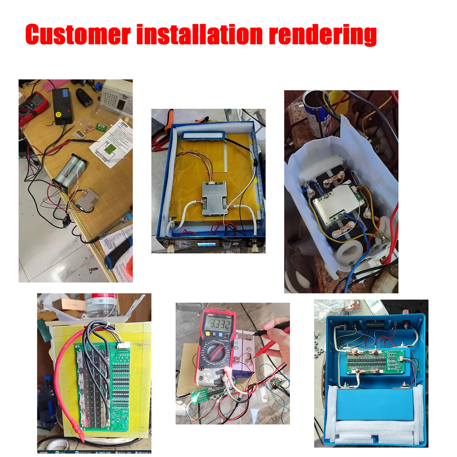 3S 4S BMS 12V 50A 120A 150A 230A 300A 18650 Li-ion LifePo4 Lithium Battery Protection Board W Balance car start RV Inverter