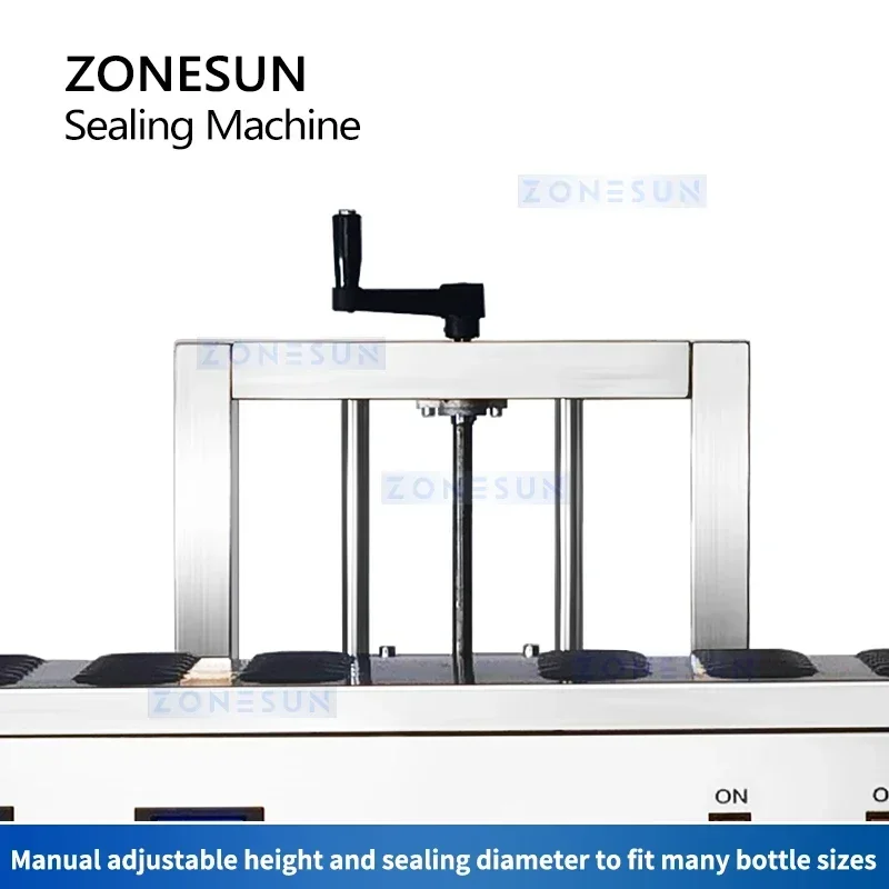 ZONESUN الألومنيوم احباط السدادة التعريفي آلة الختم الحرارة التعريفي السدادة للزجاجات ZS-FS3300TP