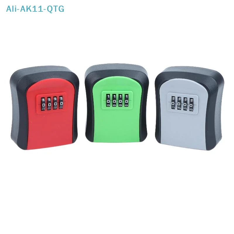 New Wall Mounted Key Safe Box 4 Digits Combination Password Lock Waterproof Key Storage Keeper For Home Rental Outdoor Use