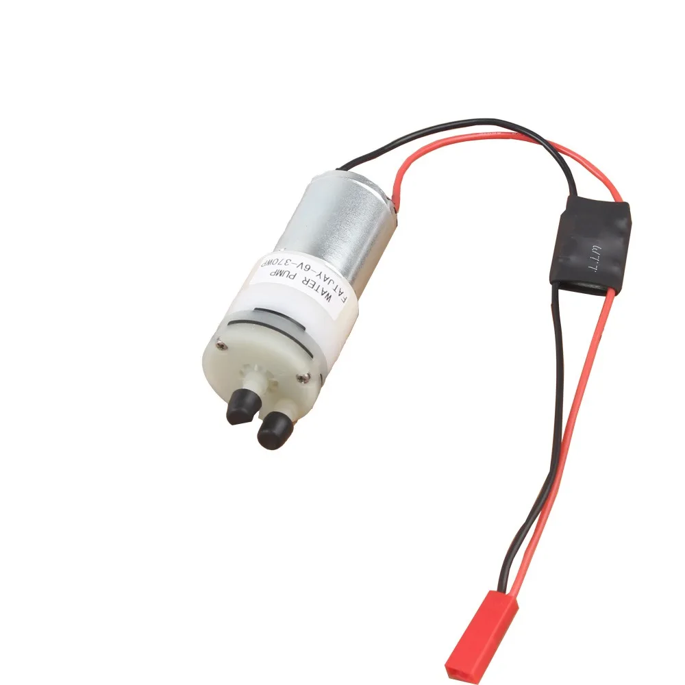 FATJAY 370-waterpomp voor RC-boten – watergekoelde motor/ESC-koeling, ontvanger-aangedreven (past op oorlogsschepen/slagschepen)