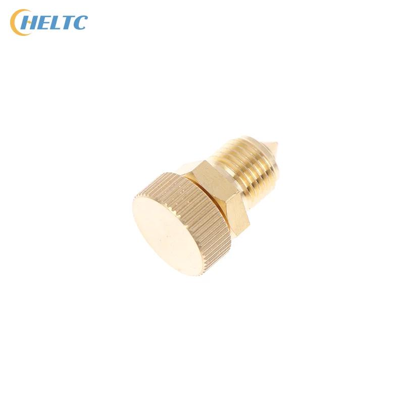 1PCS ทองแดงแรงดันสูงปั๊มมือ 300bar ทองแดง Air Bleed สกรูความปลอดภัย Bleeder วาล์วอะไหล่เปลี่ยนชุด