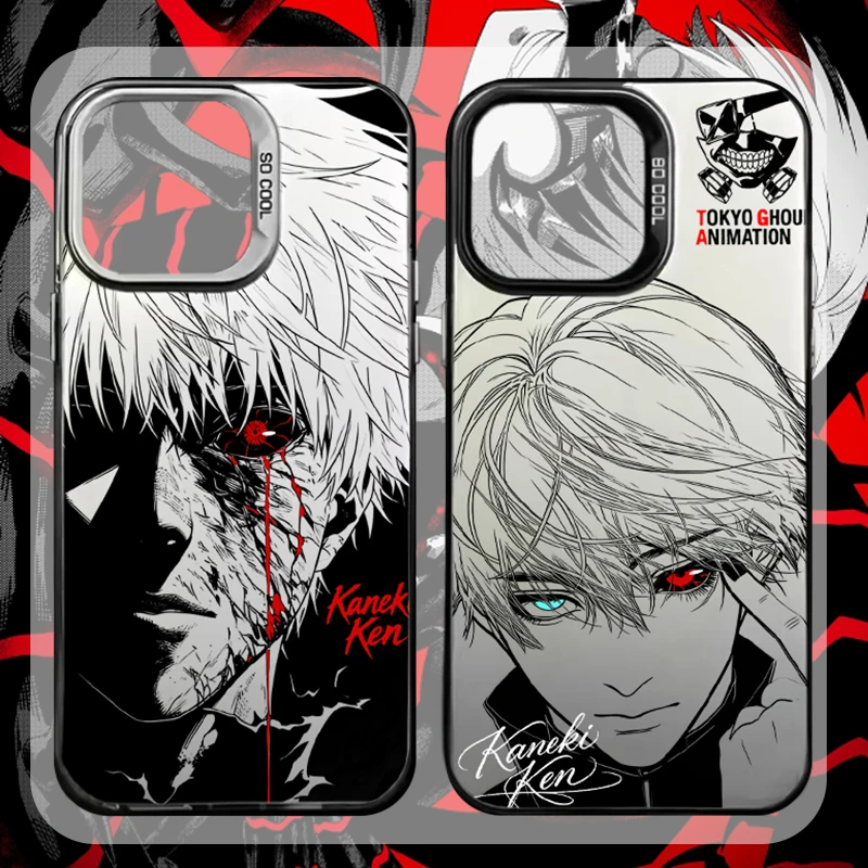 Fashion Case for Samsung Galaxy S23 S24 S25 S22 Ultra S21 Plus FE A56 A36 A26 5G A16 A06 4G Note 20 Anime Tokyo Ghoul Ken Kaneki