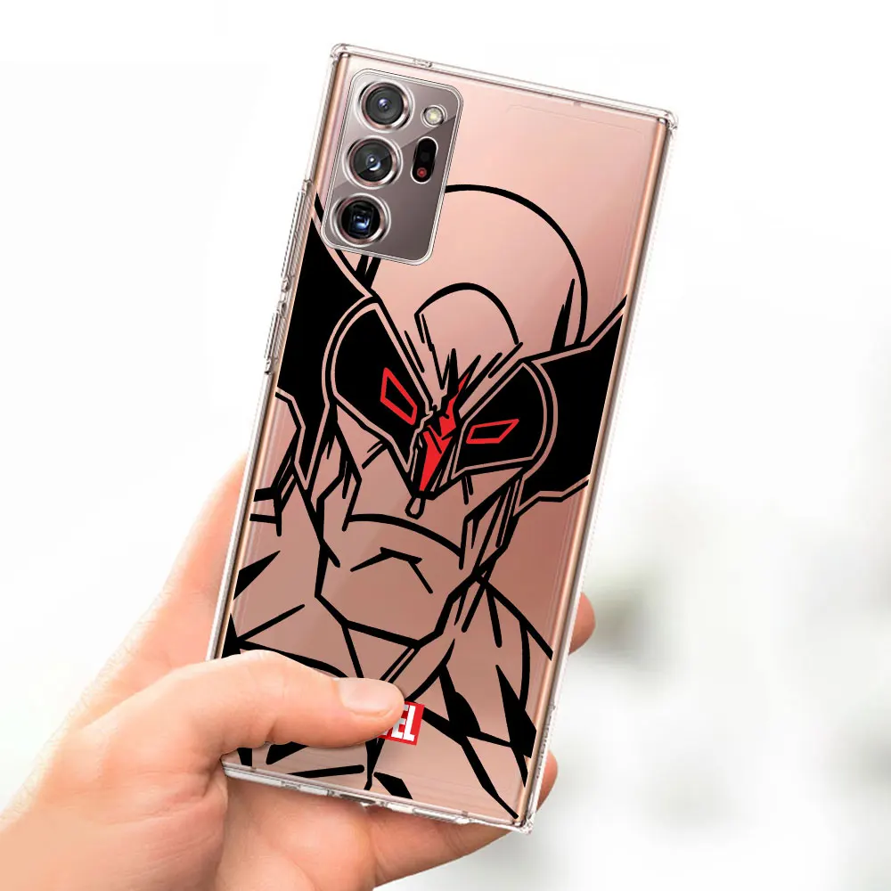 Marvel superhero cartoon Case for Samsung Galaxy Note 10 Lite 8 20 Ultra 5G 9 Silicone Transparent Soft Phone Cover 10 Plus J4