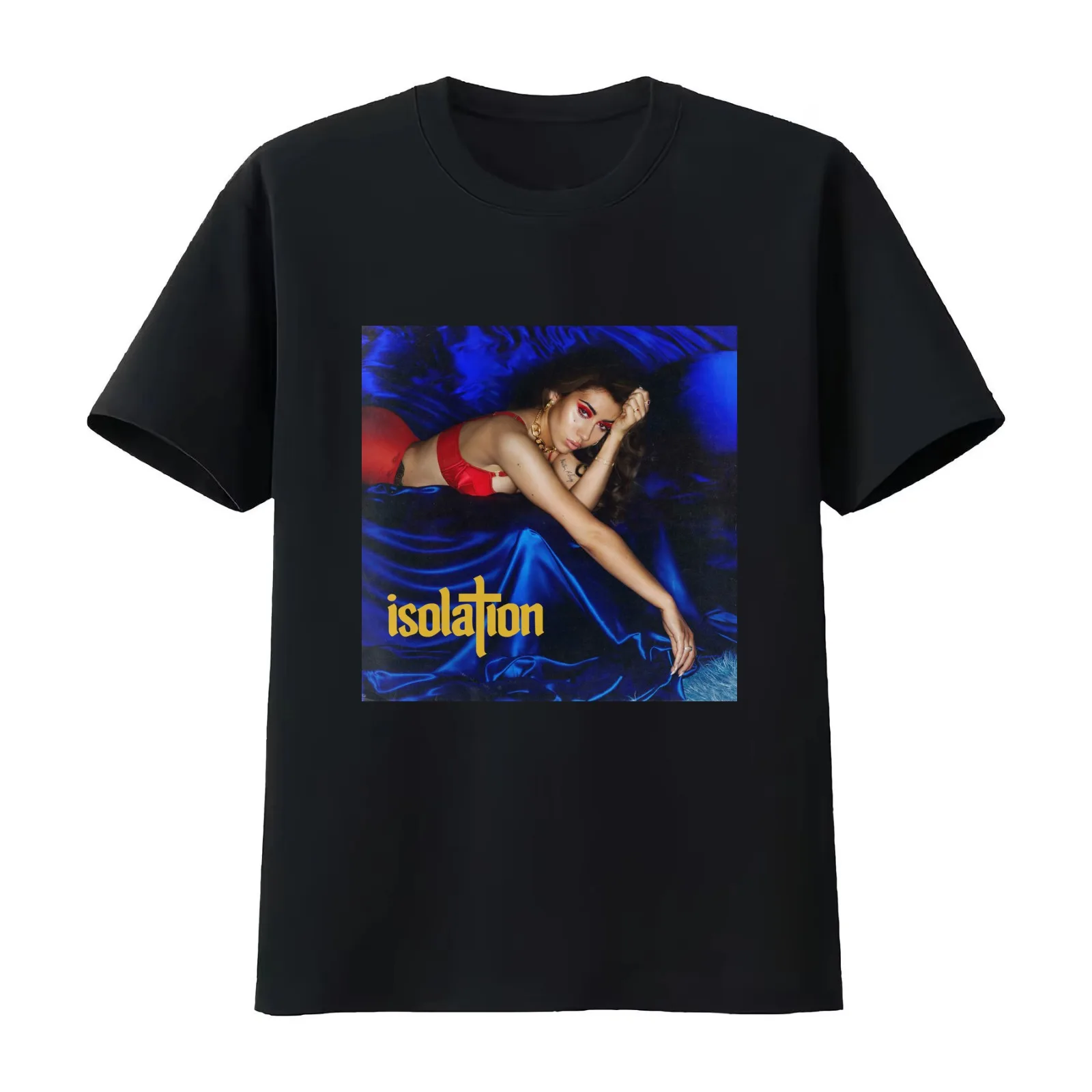 Kali Uchis - Isolation T-Shirt Summer Casual Cotton Tee Oversized Streetwear Tops Vintage Graphic Print Unisex Men Women