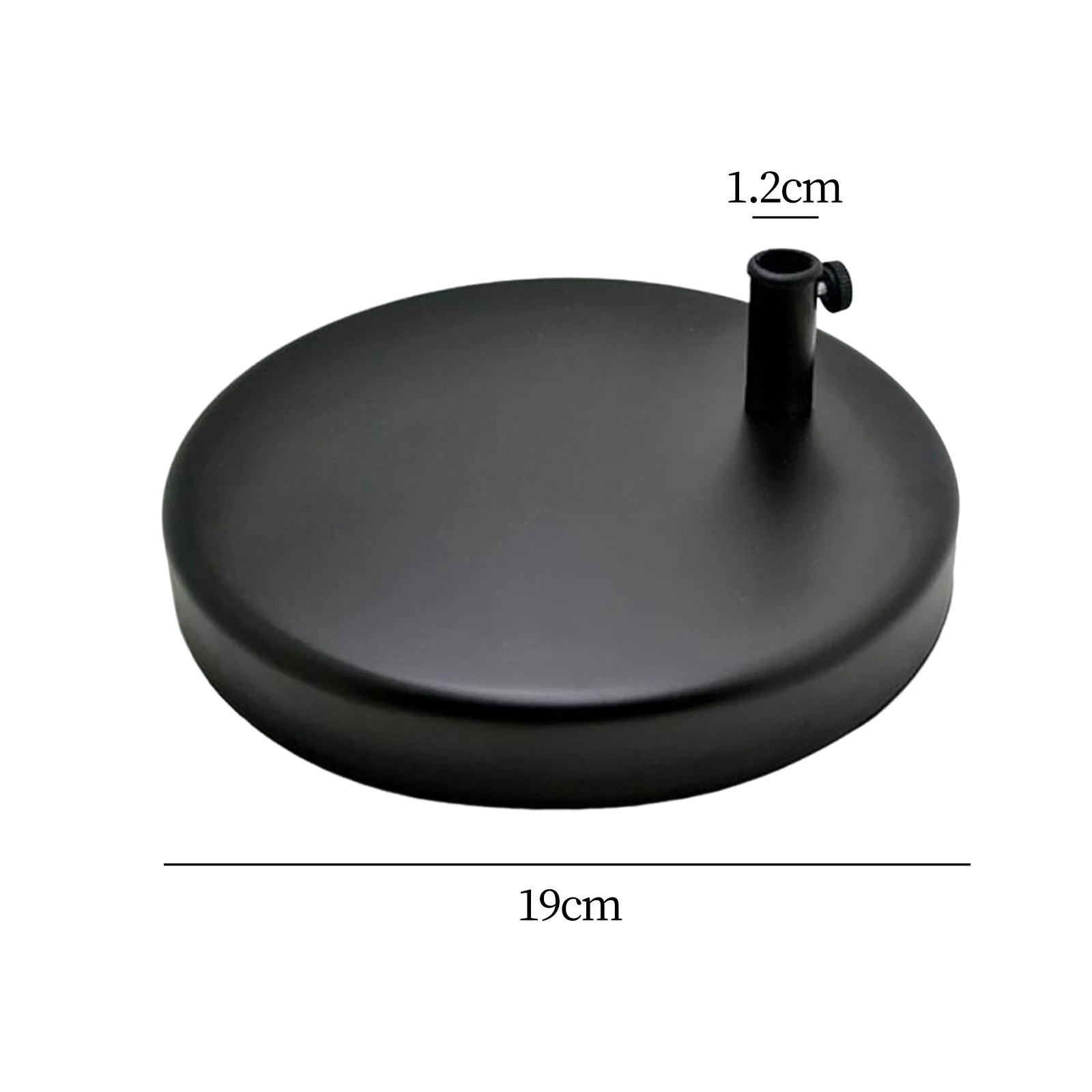 Metal Base for Table Lamp Weighted Base Bottom Plate DIY Desk Lamp Base for