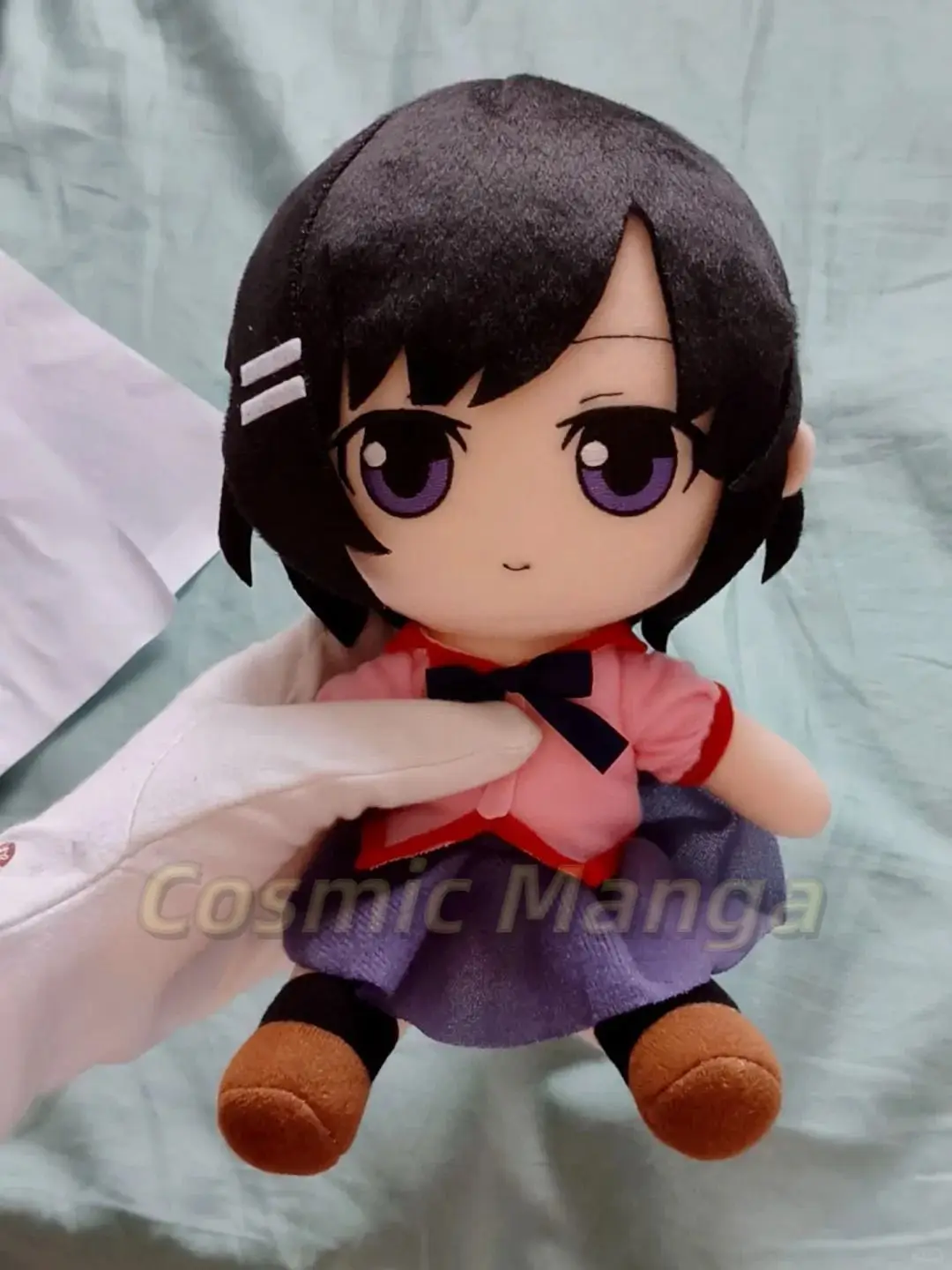 羽川翼-コットンフィギュア-アイドルぬいぐるみ-枕-アニメ-ドレスアップ-座り型ぬいぐるみ-誕生日枕-ファンギフト-ハロウィン
