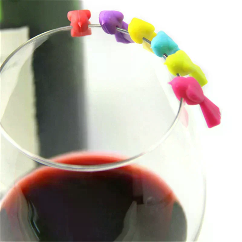 6PCS Silicone Bird … - image