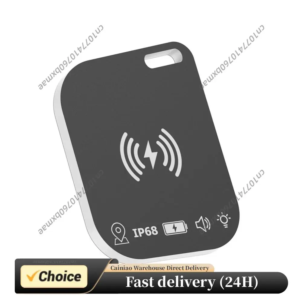 

Беспроводной трекер-кошелек с зарядкой, водонепроницаемый (IPX68), совместим с Apple Find My, ультратонкий трекер для легкого отслеживания кошелька