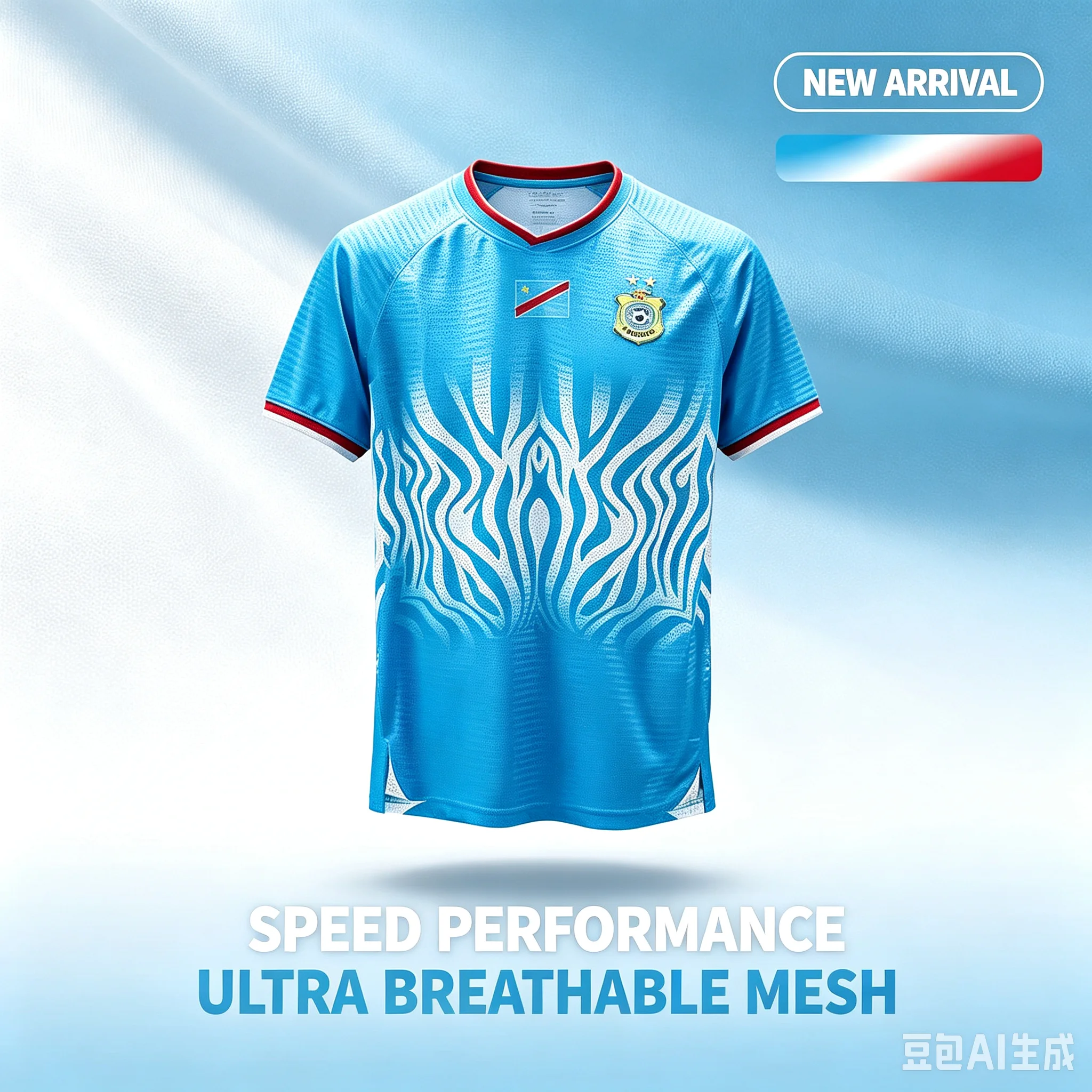 2026 Sommer Neue Saison Kongo Blau Fußball-Trikot DR Kongo Trikot Schnelltrocknend T-Shirt Herren 3D-Druck Familie Kinder T-Shirts Mode Y2K