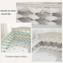 Baby Room Fence Bedside Baby Bed Decoration Anti Fall Railing DIY Woven Anti-collision Strip Woven Bedside Children's Fence