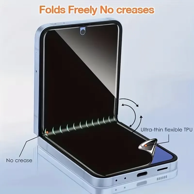 3Pcs Hydrogel Privacy Protective Film for Samsung Galaxy for Z Flip 8/7/SE Z Flip 6 Z Flip 5 4 3 Anti-spy Film