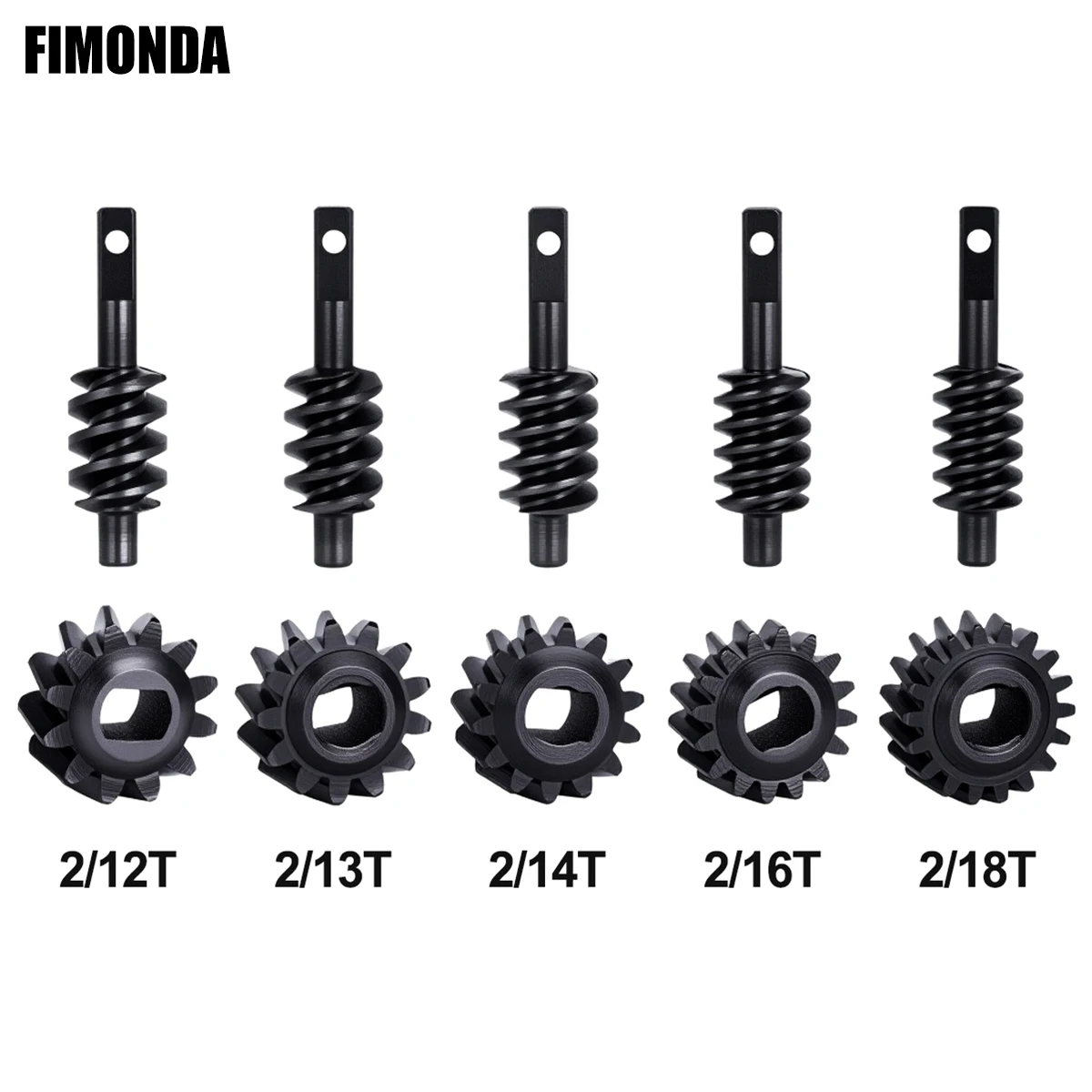 Overdrive Underdrive Worm Differential Axle Steel Gears 12T 13T 14T 16T 18T For 1/30 RC Crawler Car Axial SCX30 Upgrade