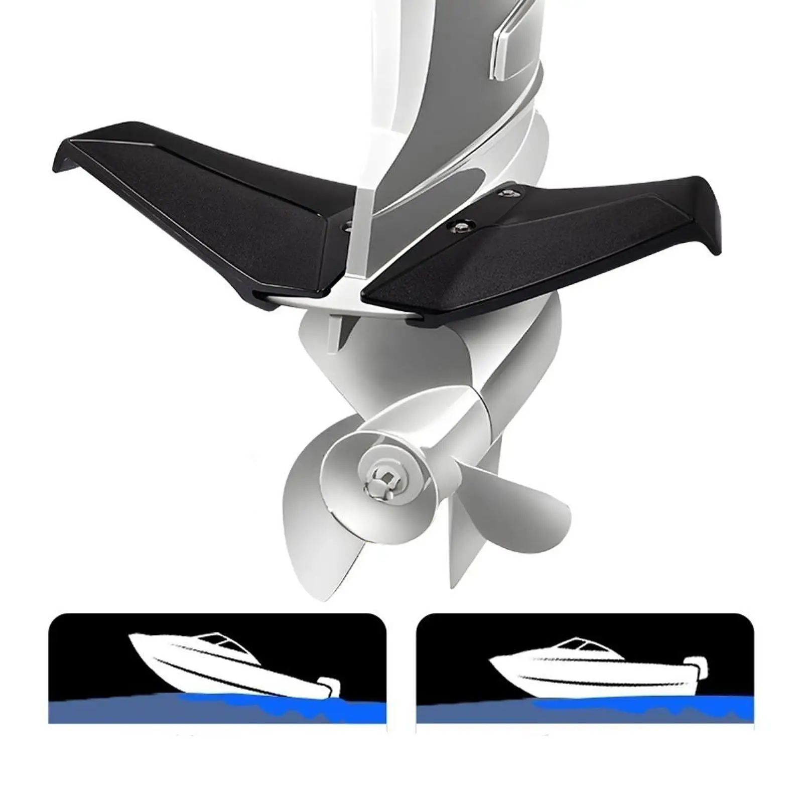 High-Performance Hydrofoil Stabilizer Bolt Nut Hydrofoil Boat Outboard Motors Boat Parts Sports Hydrofoil Stabilizer Molded