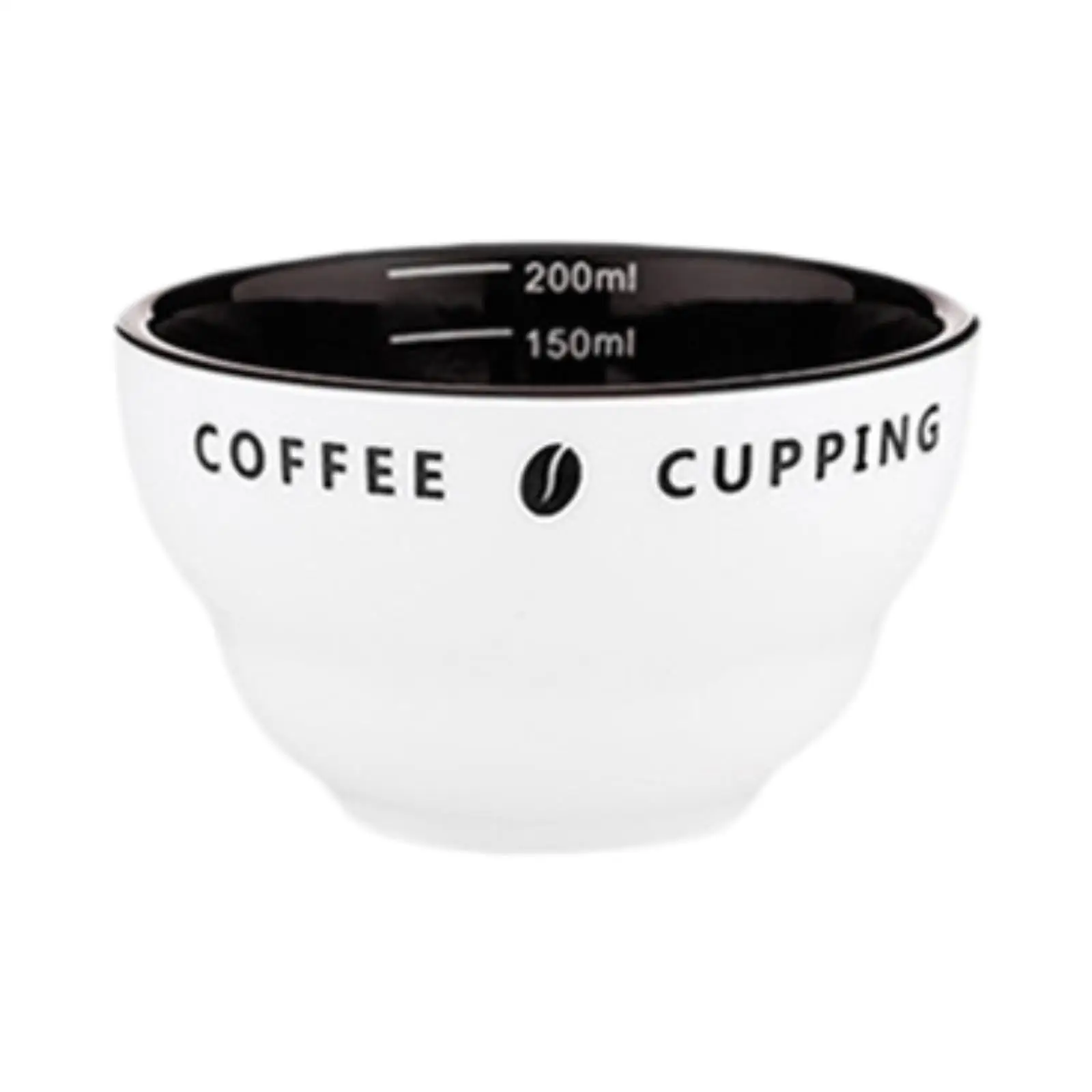 200ml Ceramic Coffee Cupping Cup Espresso Tasting Bowl for Coffee Roaster Barista Accessories Professional Mug