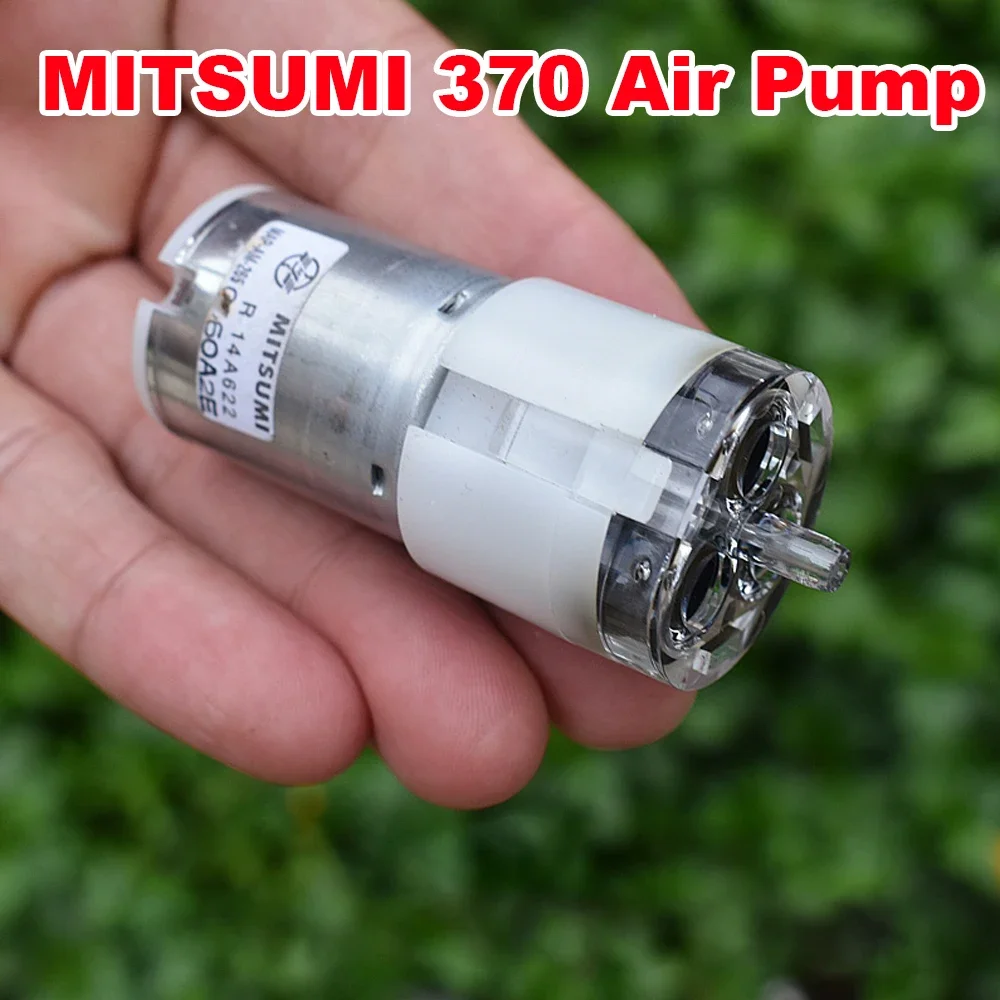 MITSUMI 370 Air Pump Sphygmomanometer Booster Pump DC 3.7V 5V 6V Mute Oxygen Pump Large Flow Abundant Energy Fish Tank Aquarium