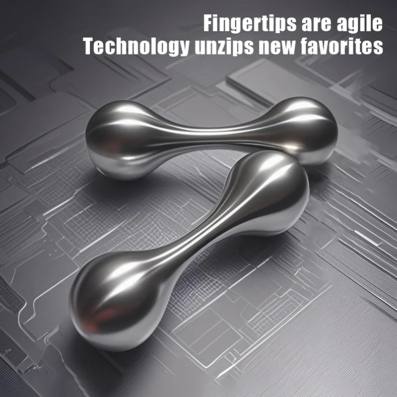 Juguete para aliviar el estrés con autismo ADHD, juguete giratorio de acero inoxidable para la yema del dedo