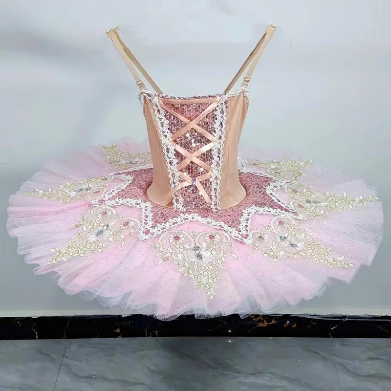 Professionelle Leistung Wettbewerb Tragen Kinder Mädchen Frauen Erwachsene Zucker Plum Fairy Ballett Tutu mit hoop