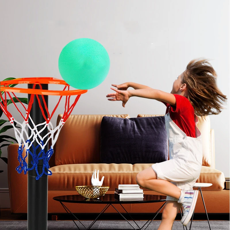 Indoor basketball hoop without drilling, wall-mounted, adjustable simple basketball hoop