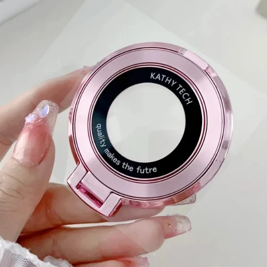 جديد عصري موضة مطلي بالكروم تألق المغناطيسي Magsafing حلقة الواقف المواد البلاستيكية آيفون 16 برو ماكس S24 S23 الترا #4