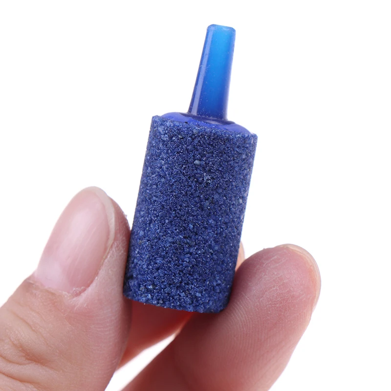 5Pcs Aquarium Cylinder Shape Air Stone Mineral Bubbles Release Fish Tank Punp Airstone Aeration Aerator Accessories