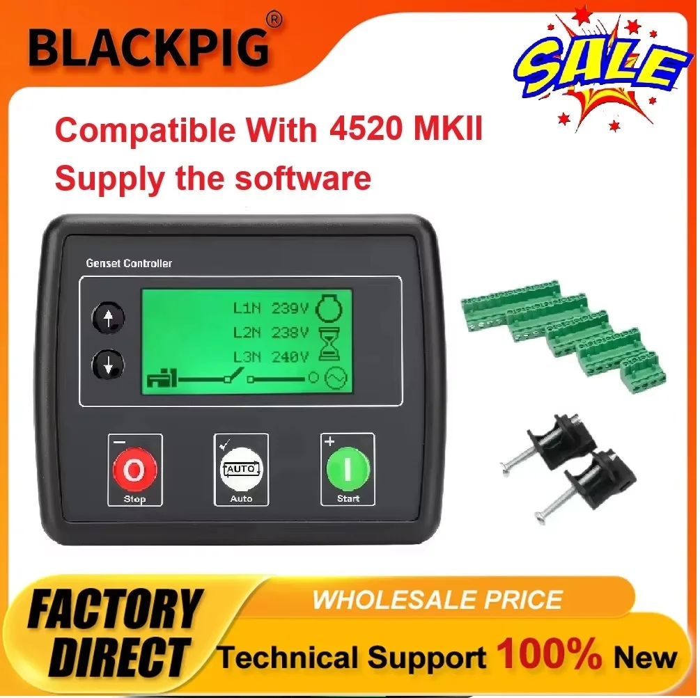 Compatible Original 4520 MKII DS4520 Generator Controller AMF Auto Mains Failure Control Module Panel For Generator Parts