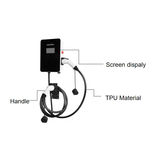 ev charger level 2 7kw 32a Electric Home Car solar ev charger Ev Wallbox Electric Vehicle Charging Station Pile