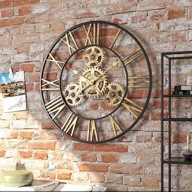 LSMetal Wall Art Simple Clock Wall Minimalist Design Silent Creative Round Aesthetic Wall Watch Interior Fashion Saat Home Decor