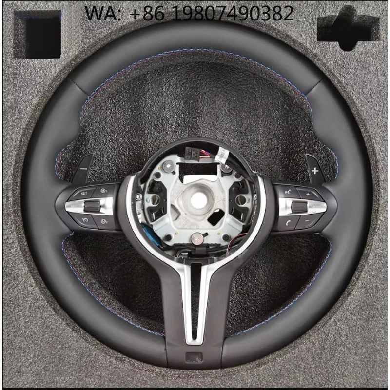 

M Performance Real Carbon Fiber Steering Wheel Custom Sport For Compact High Performance Auto Interior