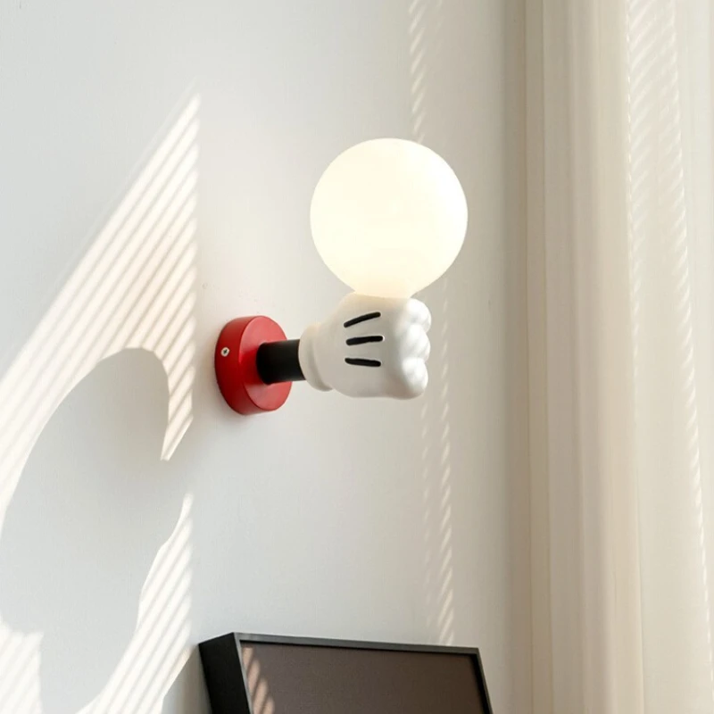 Mickey Cartoon Wall Lamp for Children's Room/Living Room/Clothing Store/Amusement Park Decoration Atmosphere Lighting