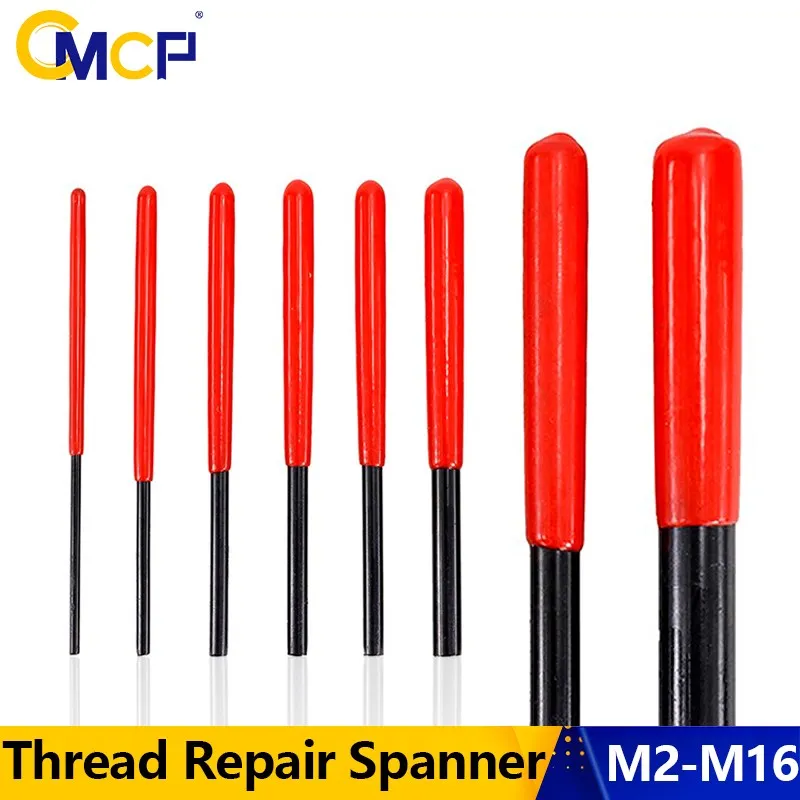 

CMCP Metric Thread Repair Spanner M2-M16 For Restoring Damaged Threads Repair Tools Thread Insert Wrench