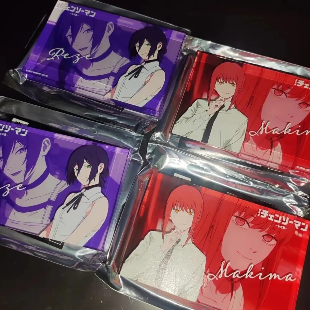 Anime motosserra homem makima reze cosplay placa de pé quadrado acrílico tijolo figura dos desenhos animados decoração desktop festa prop