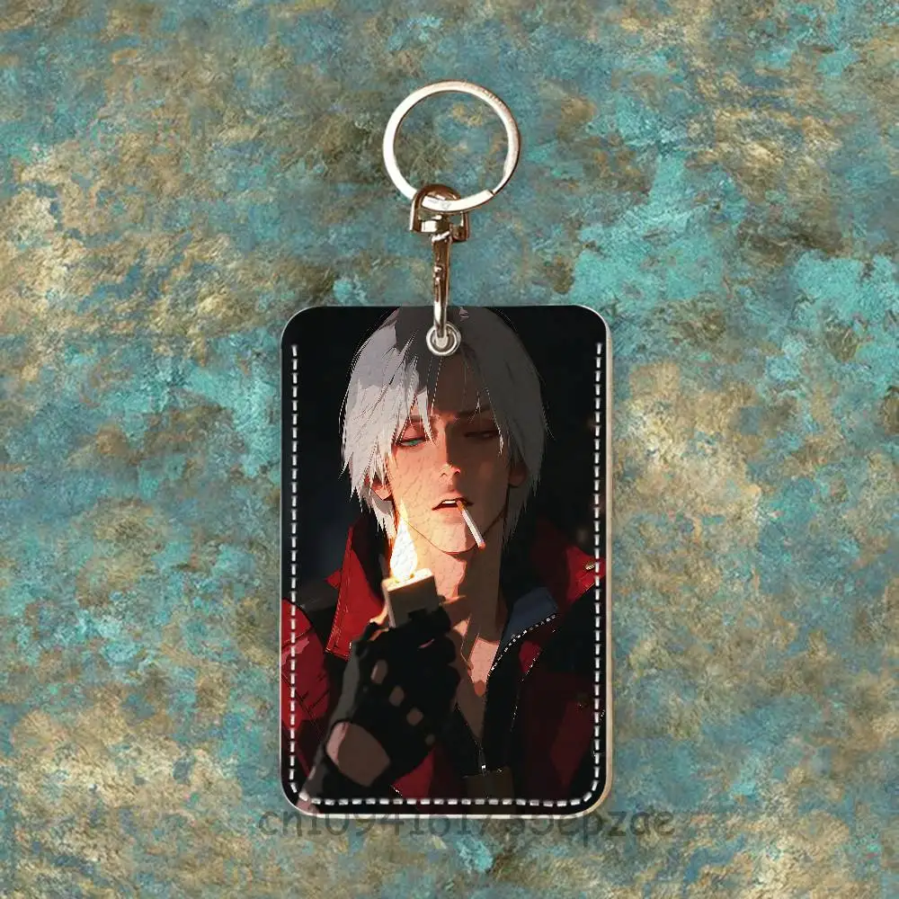 Dante D-Dmc D-Devil M-May C-Cry Rectangle Card Case Keychain