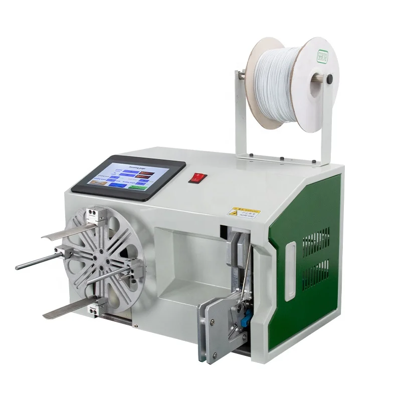 

EW-20A Cable Manufacturing Equipment Wire Circle Coil Winding Coiling Tying Machine Cable Twisting Braiding Standing Bunching