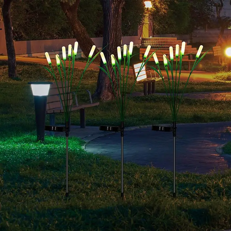 

Garden Solar Lights Waterproof Pathway Light Set Of 2 Decorative Pathway Lamp For Lawn Garden Outdoor Patio Lighting Device