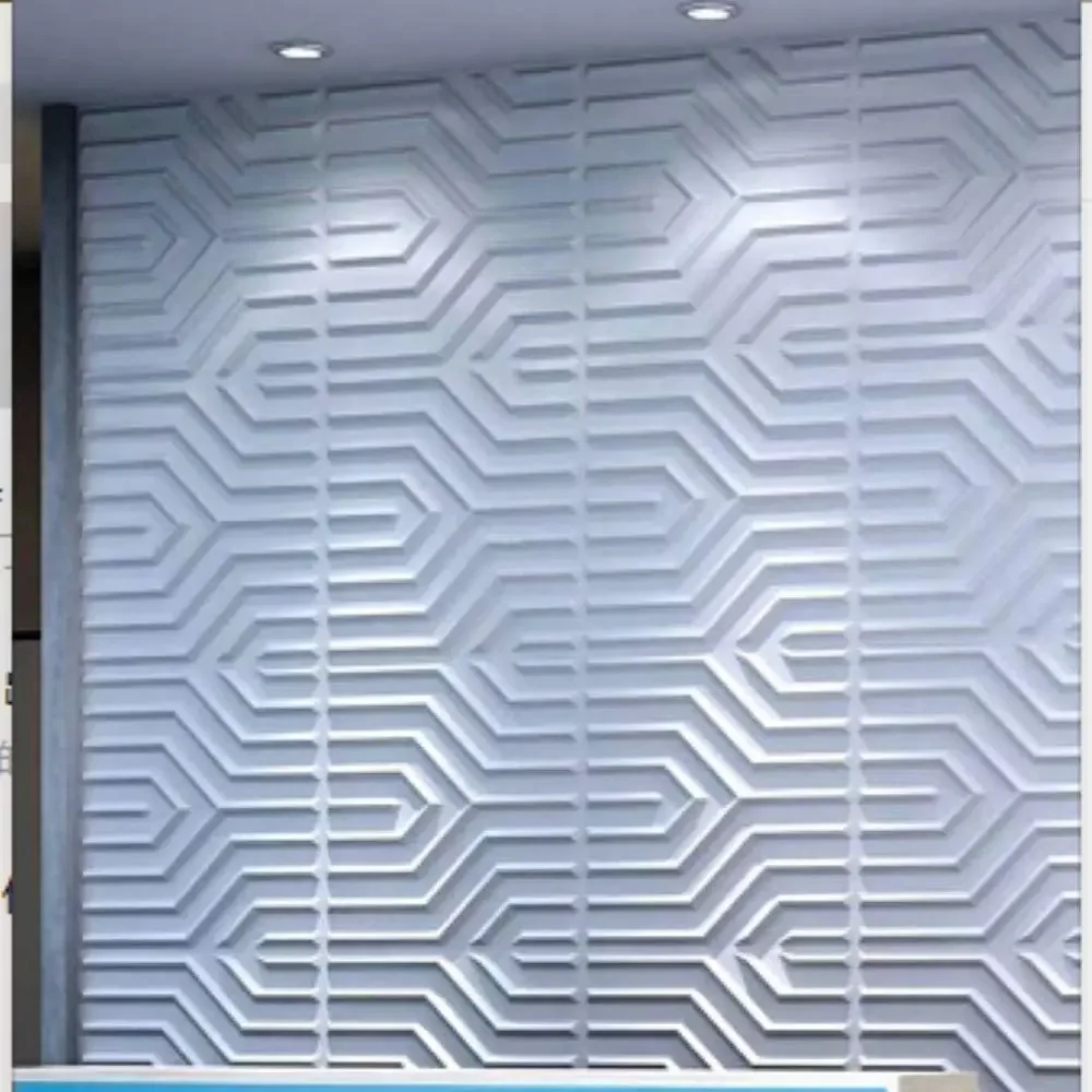 

12 Pcs Wall Stickers Three-dimensional Board Nordic Style Home Store Gym Coach Front Desk Dormitory Background Pvc Wall Sticker