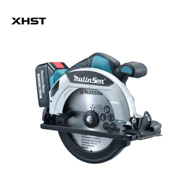 Electric Portable Cordless Circular Saw Machine Electric Saws Bevel Adjustment For Woodworking