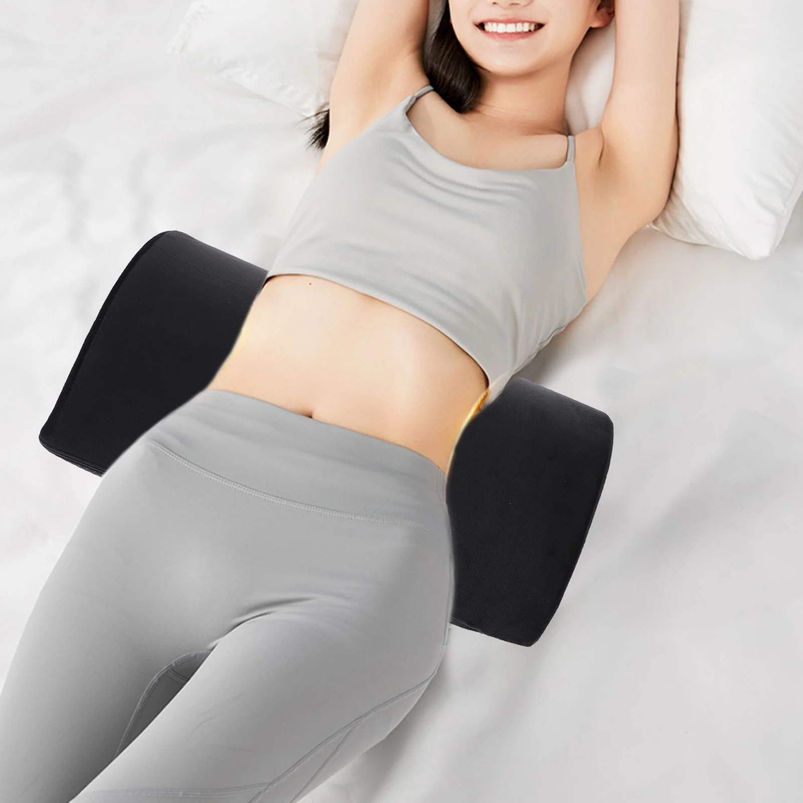 

Ergonomic Memory Foam Waist Incline Knee Pillow for Sleeping Back Support Legs Elevation Detachable Lumbar Neck Knee for Office