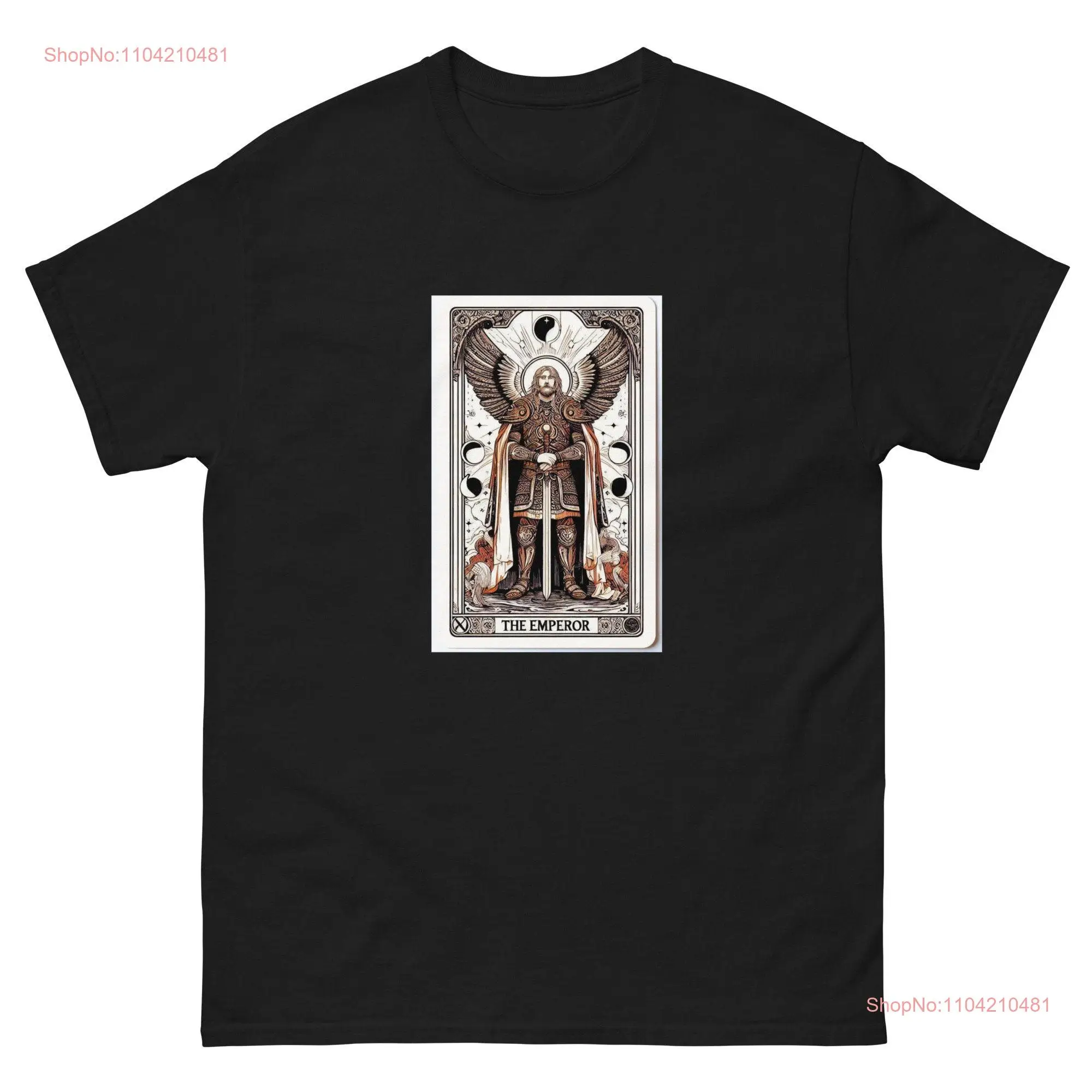 The Emperor IV Tarot Card T Shirt Authority Structure and Establishment Connected with Aries Mars Age Old Wisdom Experience