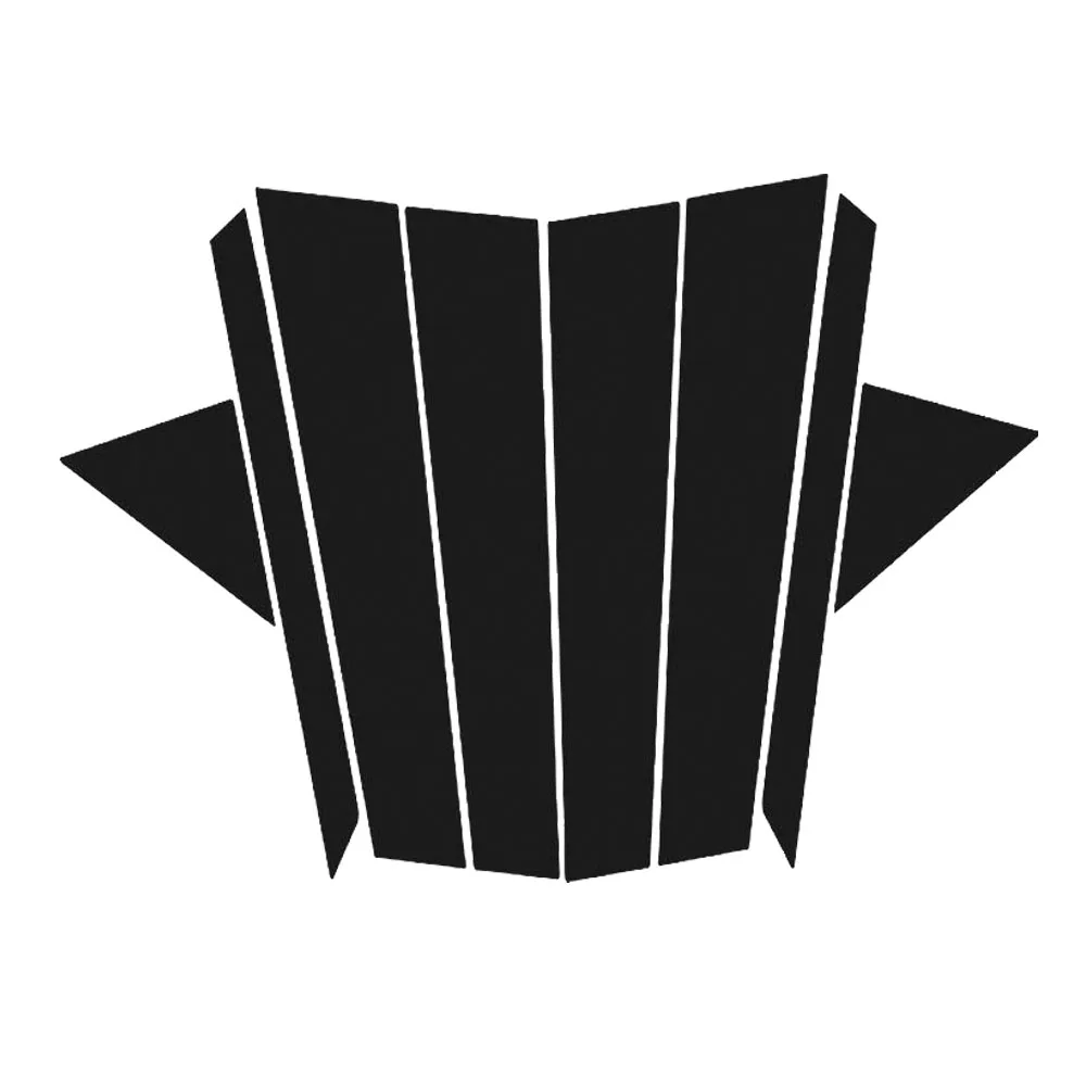 

For Audi A8 D4 4H 2010-2017 2011 2012 2013 2014 2015 Carbon Fiber Window Door Column Deal B C Pillar Post Cover Trim Sticker