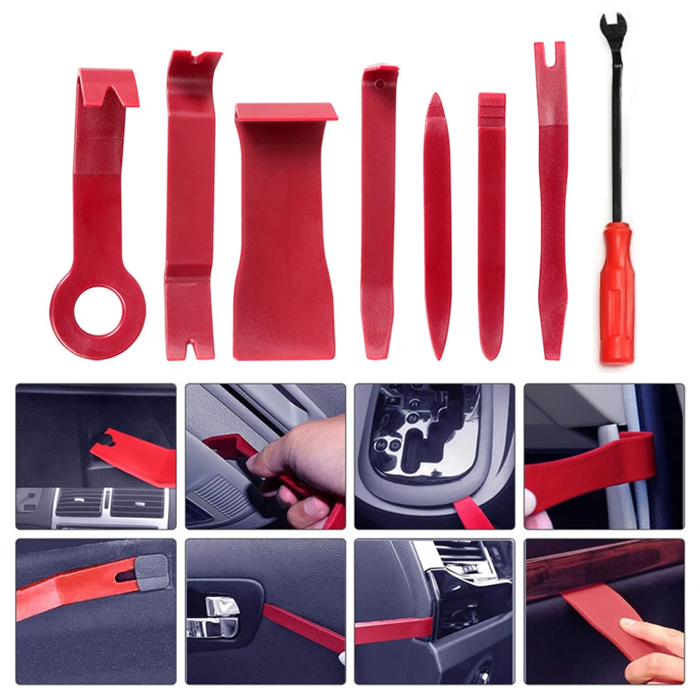 Hand Repair Car Disassembly Tools Set Auto Interior Trim Clip Pliers Fastener Remover Plastic Trim Panel Dashboard Removal Tool