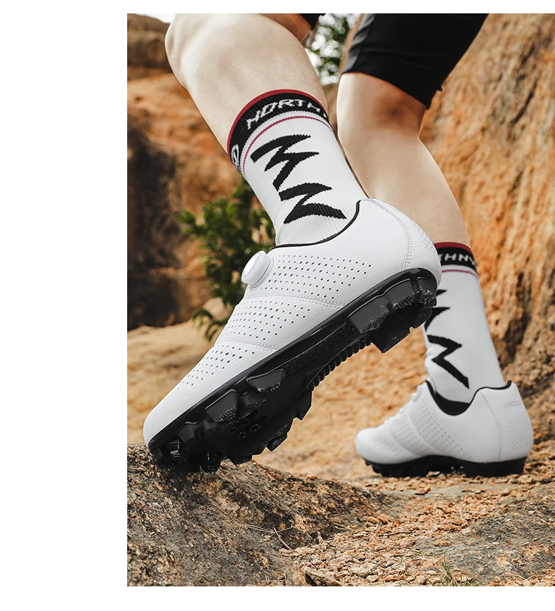 MTB Fahrradschuhe für Herren Flache Pedalschuhe Leichte Rutschfeste Selbstverriegelnde Schuhe für Damen Outdoor-Radsport Rennradschuhe – Detail 26