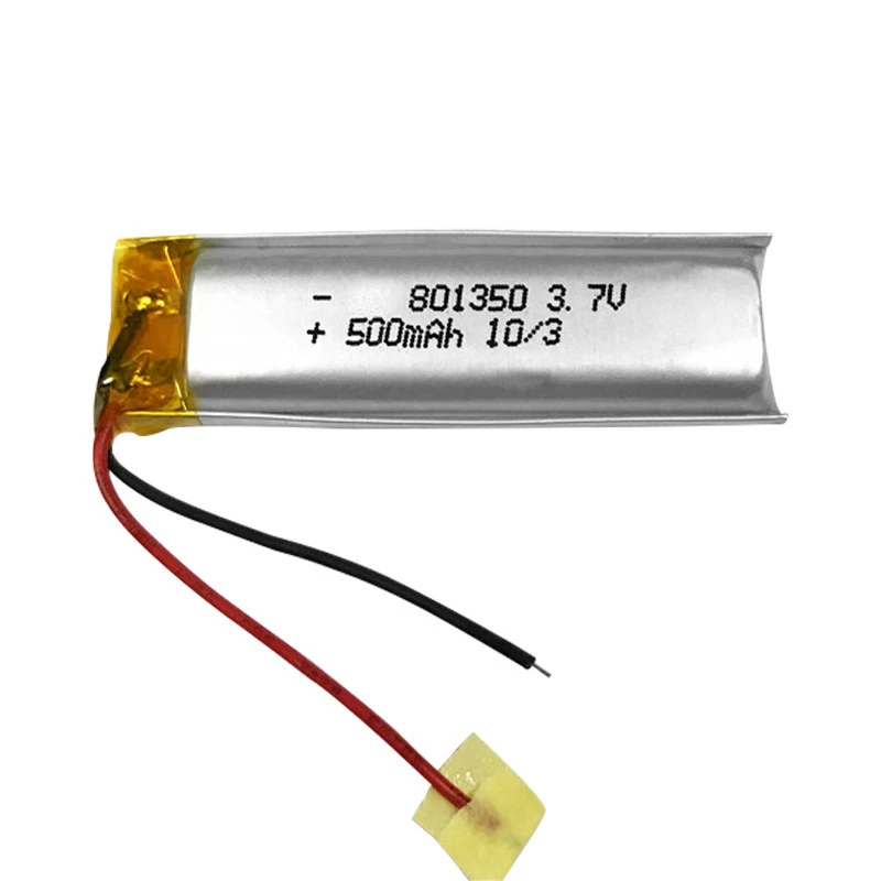 801350 3.7v 500mah Polymer Lithium Battery Suitable For Electric Toothbrushes Headlights Wireless Mice Video Recorder Lawn Mower