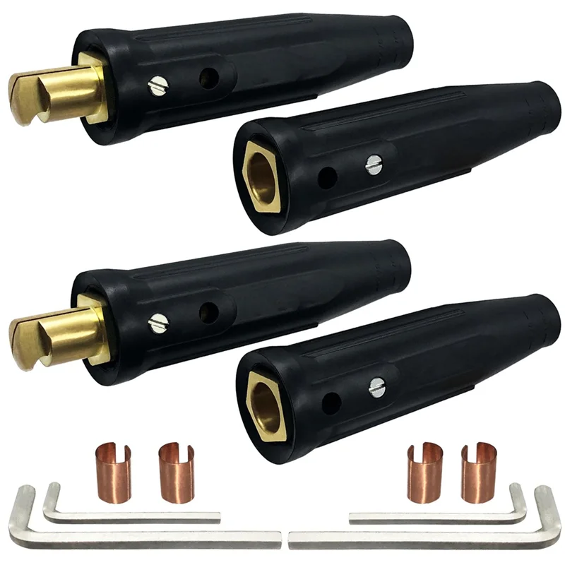 

A76K 2 Pack LC-40 Welding Leads Quick Connector, Male & Female Welding Connectors For Welding Machine Accessories
