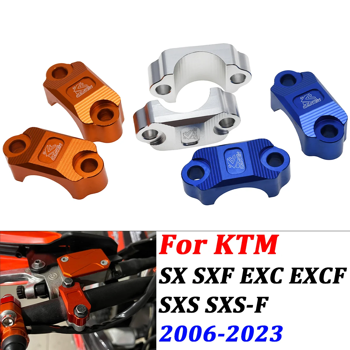 

Motorcycle 22MM CNC Brake Clutch Master Cylinder Clamp Cover For KTM 250 300 EXC EXCF SXF 350 400 450 500 530 SX 65 85 2006-2023