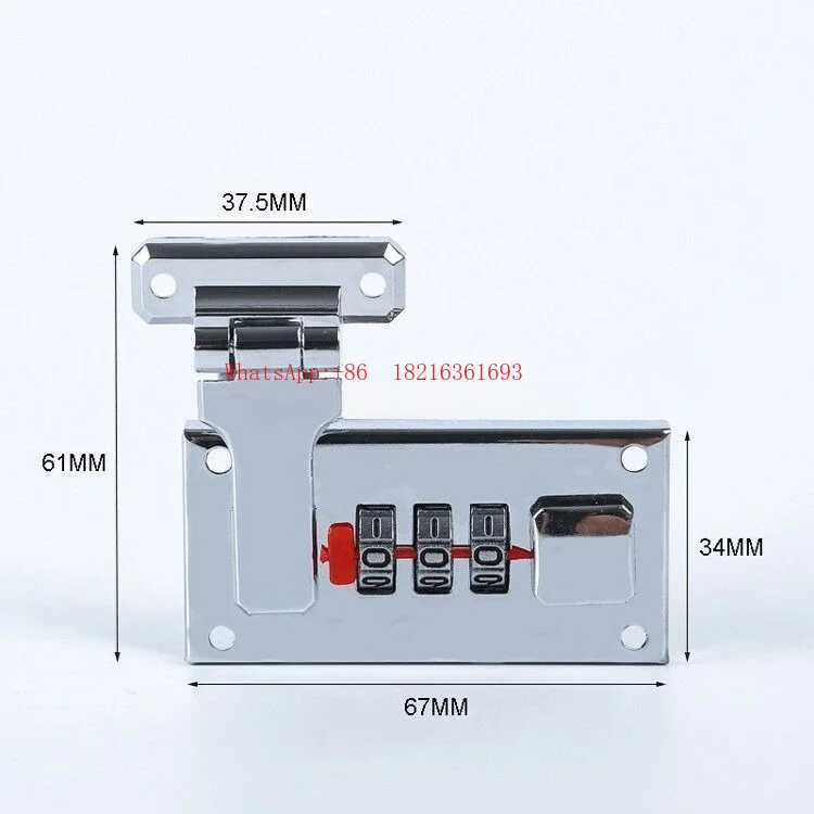 

Toolbox Password Lock Hardware Bags Accessories Medicine Cosmetic Case Aviation Case Buckle