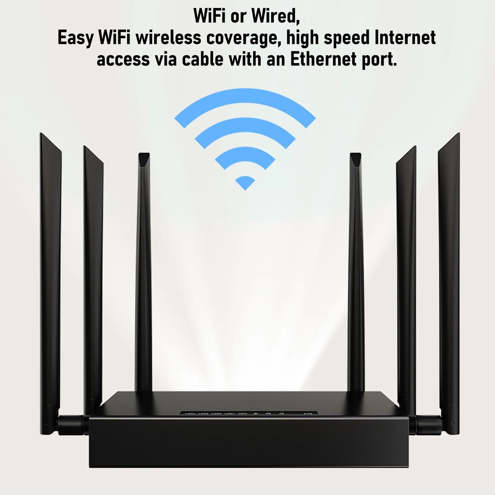 

4G LTE Modem Router Unlocked 4G LTE Modem Router 300Mbps 2.4G 5 LAN WiFi Router with 1 SIM Card Slot 8 Antennas for 32 Devices