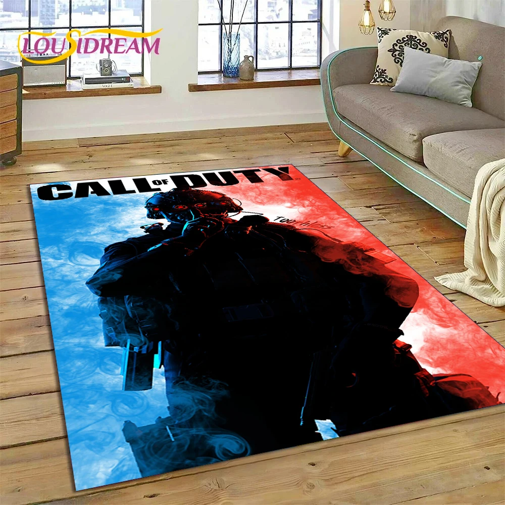 Call of Duty War Game Gamer COD Carpet Rug for Bedroom Living Room Home Sofa Decoration,Children Game Large Decor Floor Mat Gift