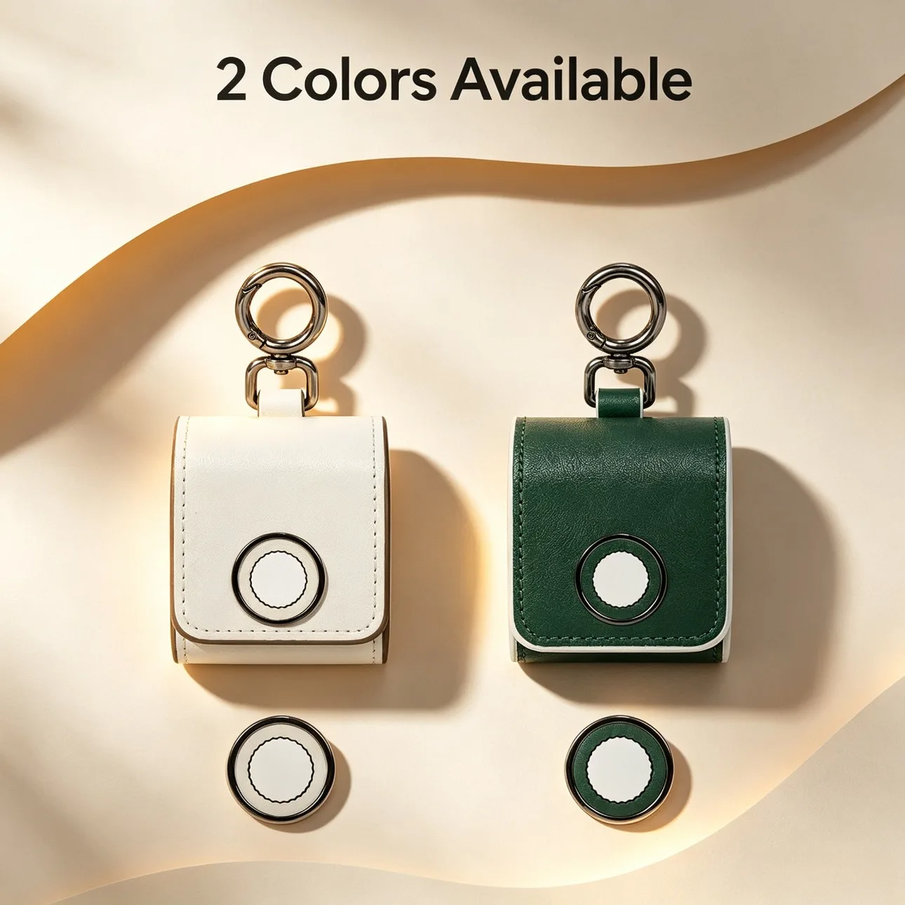 Unisex Golf Pouch 2026 New Korean Style Detachable Magnetic Ball Marker Lightweight PU Leather Hanging Gift Box Mini Outdoor
