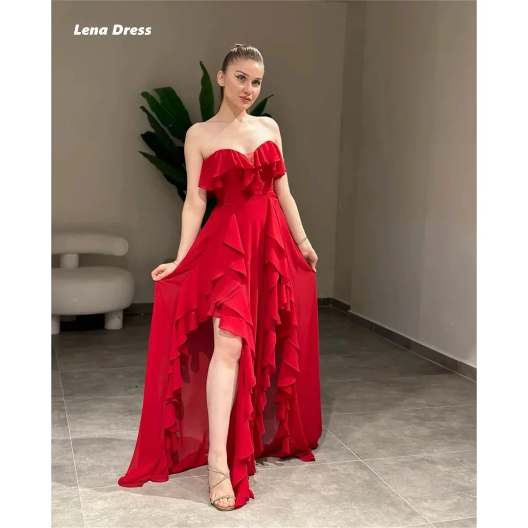 

Lena Evening Dress Luxury Elegant Evening Dresses D/party Custom Made Multi -layer Prom Dresses 2025 Ball Gowns Women's Wedding